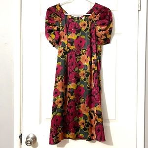 KENSIE Women’s Flutter Sleeve Floral Dress